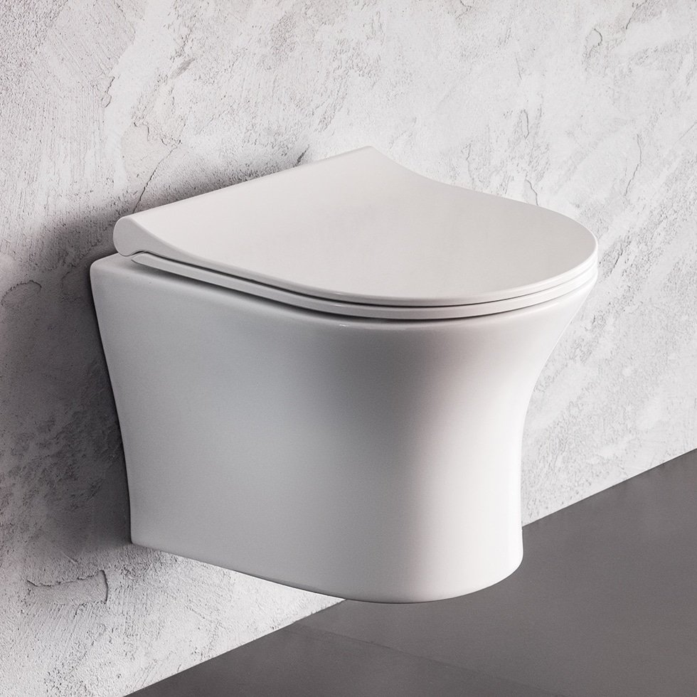 Aida 48,5 Bianco Ceramica – ΛΕΚΑΝΗ κρεμαστή ΥΠ
