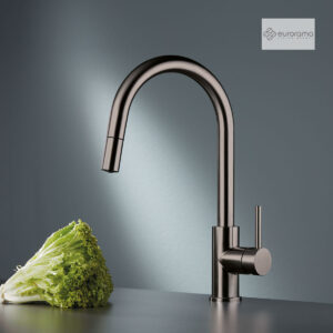 202-702600-411-02 Μπαταρία Νεροχύτη Κουζίνας Eurorama Inox PVD Black Brushed