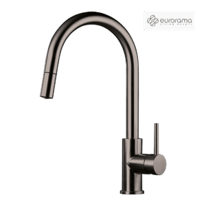 202-702600-411 Μπαταρία Νεροχύτη Κουζίνας Eurorama Inox PVD Black Brushed