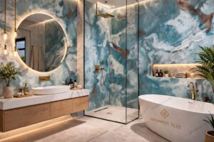 BRIT ENDLESS AQUA 120X60 GLOSSY ΓΡΑΝΙΤΗΣ Α ΠΟΙΟΤΗΤΑΣ