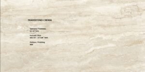 TRAVERTINO MARBLE CREMA 120X60 MAT