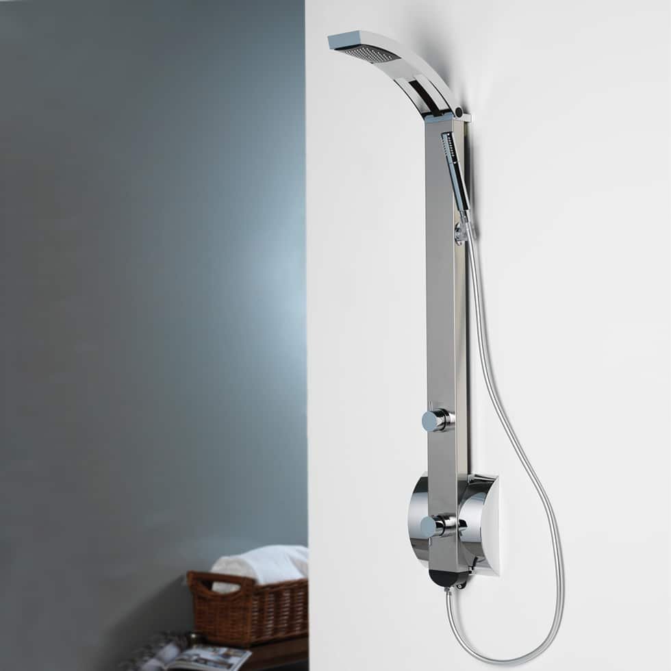 Στήλη Ντουζ IDEA με μίκτη Inox Matt