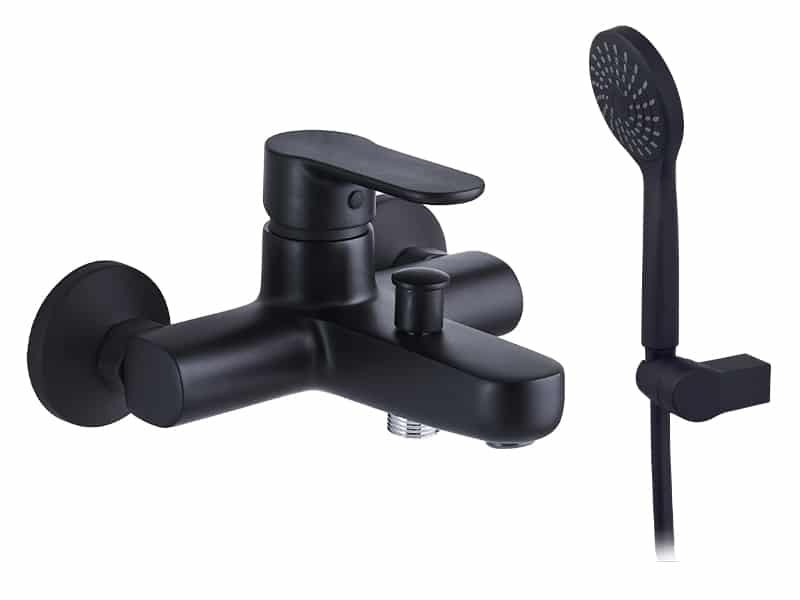 Drop Total Black Matt Μπαταρία Ντουζιέρας