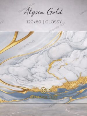 ALYSSA GOLD HIGH GLOSS 120X60