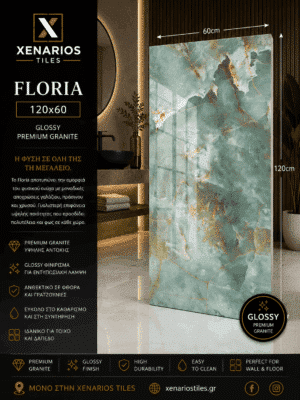 1000045695 (1) Floria Onyx Pana 60x120 Porcellanato Rettificato Polished