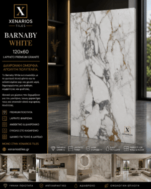 Barnaby White 60x120 Lappato Rettificato Γρανιτοπλακάκι Α'ποιότητας Δαπέδου