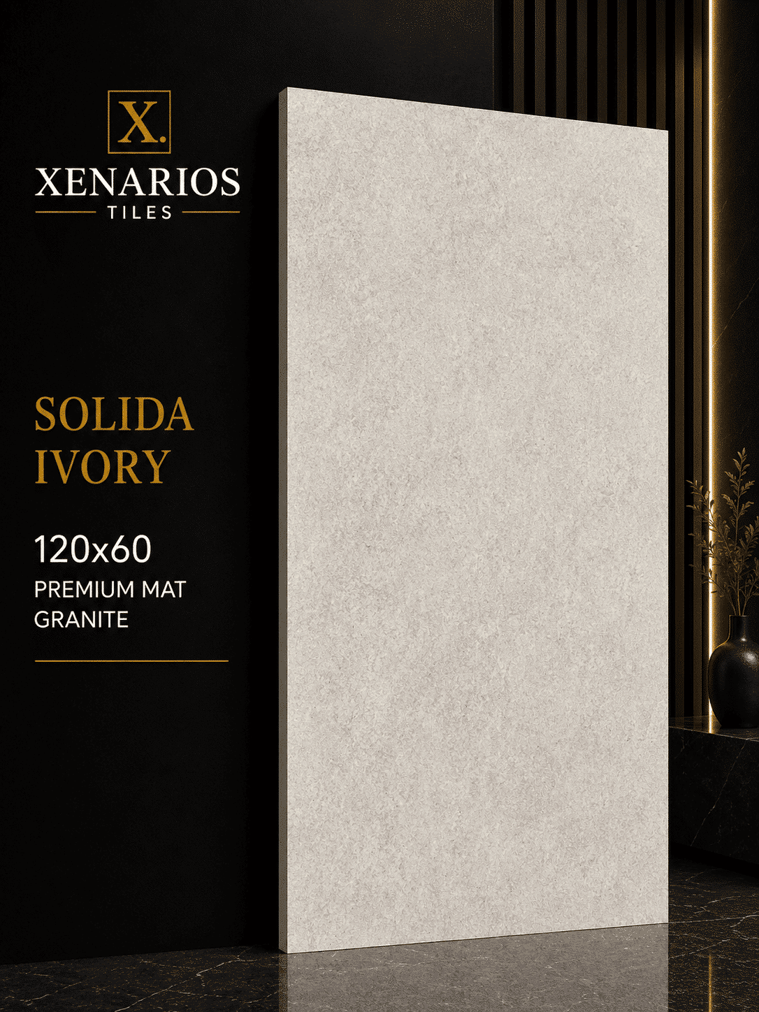 Solida Ivory Rett.Matt 120×60