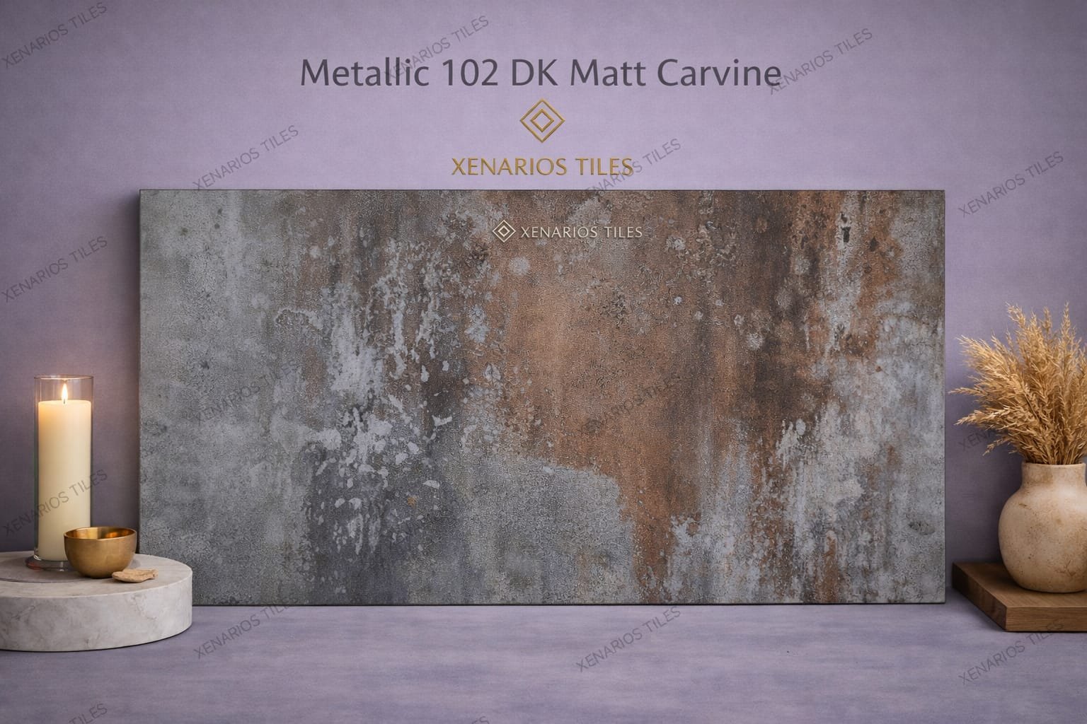 Metallic 102 DK 60×120 Carvine Rettificato Γρανιτοπλακάκι Α’ποιότητας Δαπέδου