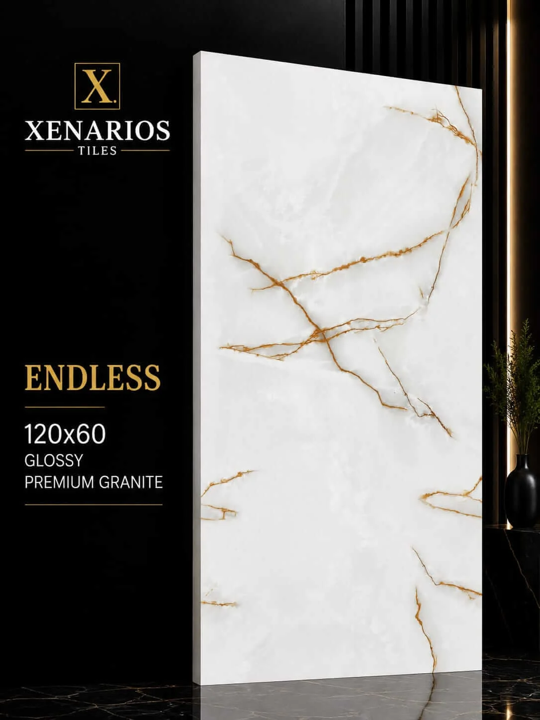 Endless 60×120 High Gloss Rettificato Γρανιτοπλακάκι Α’ποιότητας Δαπέδου