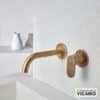 Μπαταρία Νιπτήρα Τοίχου Slim Vicario Antique Brass