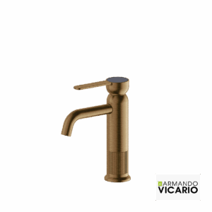 Μπαταρία Νιπτήρα με Βαλβίδα Clic-Clac Lumiere Vicario Antique Brass