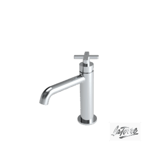 Μπαταρία Νιπτήρα με Βαλβίδα Clic-Clac Εlle Cross La Torre Chrome
