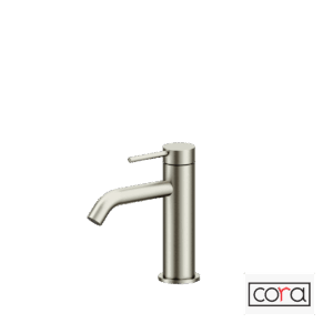 Μπαταρία Νιπτήρα με Βαλβίδα Clic-Clac Cosmo Brushed Inox