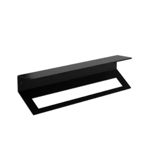 STRANTZA - ΠΕΤΣΕΤΟΘΗΚΗ 60cm ΜΕ ΡΑΦΙ ΜΑΥΡΟ ΜΑΤ