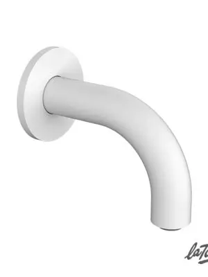 Στόμιο Επίτοιχο 10εκ. Φ24mm, Τech La Torre White Matt