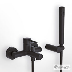 202-145210-400 (1) Μπαταρία Λουτρού Tonda Eurorama Black Matt