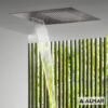 Κεφαλή Ντουζ Εντοιχισμού Οροφής Temptation 50x50, Almar Inox Chrome