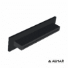 Καταρράκτης Ντουζ XL 34,6x8 Almar Black Matt