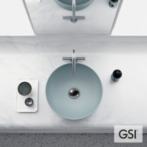 500-9039-920-02 Νιπτήρας Πορσελάνης Sand Φ40 GSI Ghiaccio