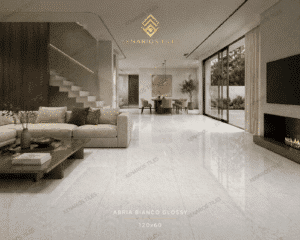 Abria Bianco Glossy 120x60