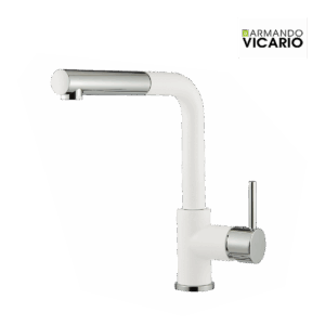 Μπαταρία Νεροχύτη Κουζίνας Fluo SuperWhite Granite