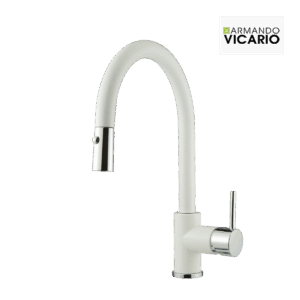 Μπαταρία Νεροχύτη Κουζίνας Fluo SuperWhite Granite