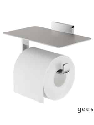 Χαρτοθήκη με Εταζέρα 19x11,6 εκ. CRAFT Geesa INOX Chrome