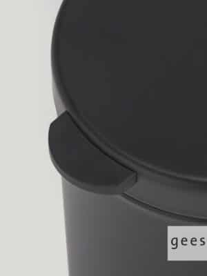 Χαρτοδοχείο Επίτοιχο 3l Geesa Black Matt