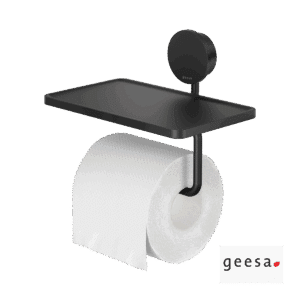 Xαρτοθήκη με Εταζέρα 18,5x12,9 εκ. OPAL Geesa Black Matt