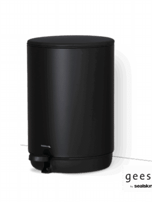 Χαρτοδοχείο Επιδαπέδιο 5l Geesa Black Matt