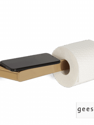 Χαρτοθήκη με Εταζέρα Shift Geesa Brushed Gold