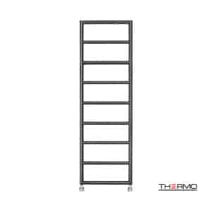 Θερμαινόμενη Πετσετοκρεμάστρα μπάνιου Inox TEMPO 150x50 Black Brushed PVD