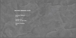 NEUTRAL MINIMAL SLATE R11 MAT RETTIFICATO 120X60