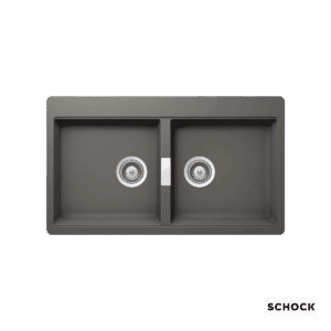 Νεροχύτης Κουζίνας Γρανίτη Mono 86x50 Schock Cristadur Silverstone Granite