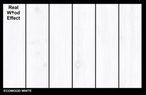 ECOWOOD White Πλακάκι δαπέδου Α ποιότητας απομίμηση ξύλου 20X120