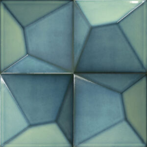 Vertex Line Turqoise Gloss 15X15