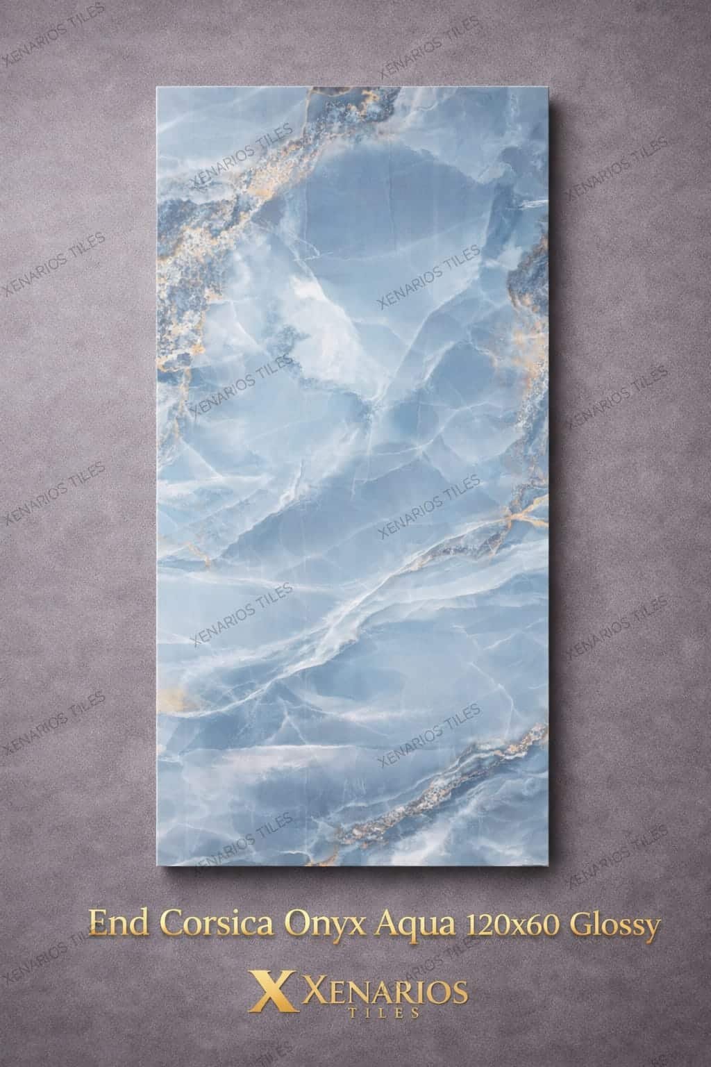 END CORSICA ONYX Aqua 120×60 Γρανίτης Γυαλιστερός Α Ποιότητας PPSX