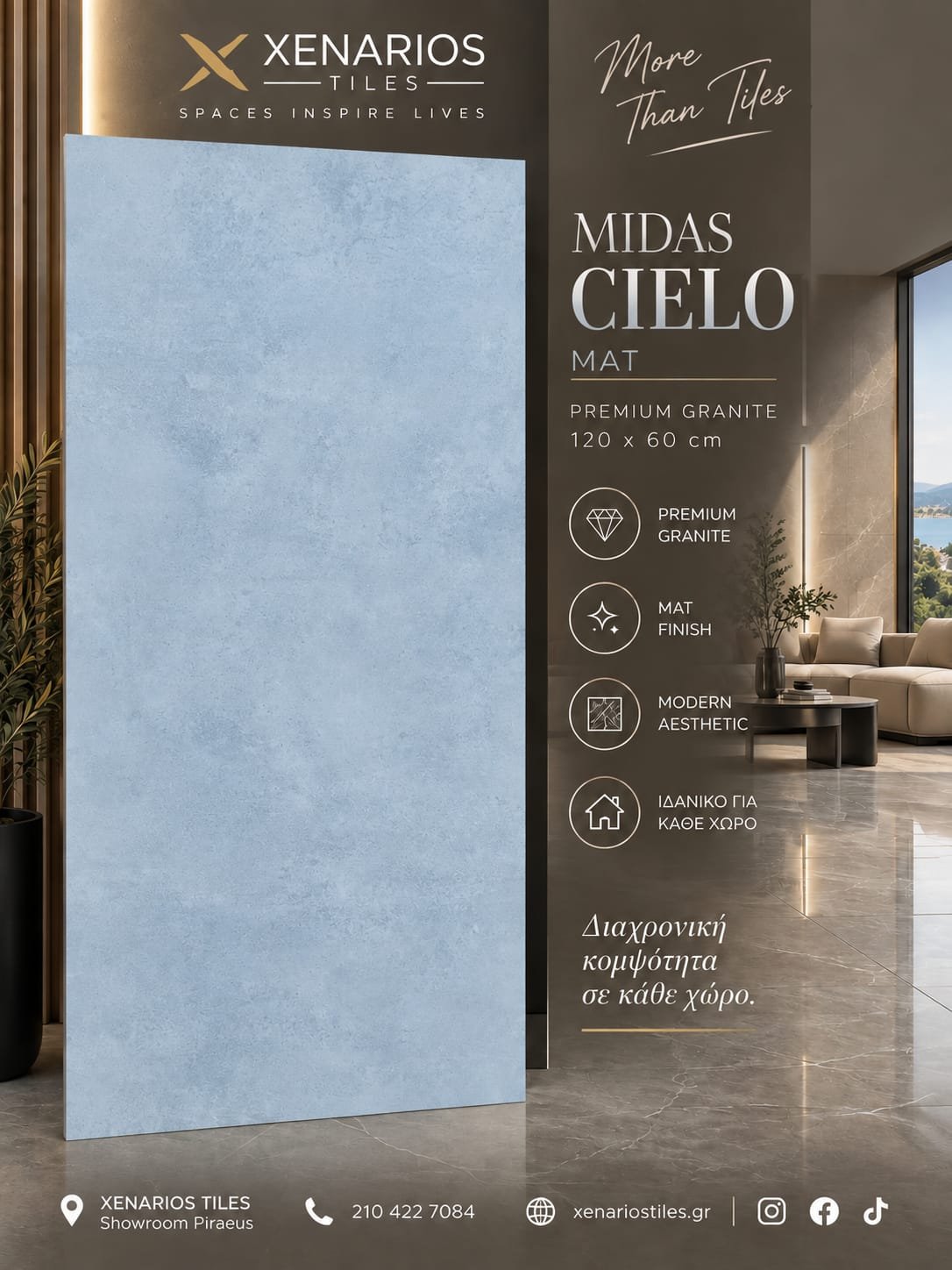 Midas Cielo 60×120 Matt Porcellanato Rettificato