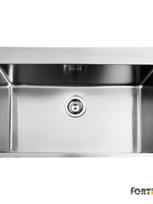 Νεροχύτης Κουζίνας Ανοξείδωτος Squadro 76x50,5 Fortinox Inox Λείο