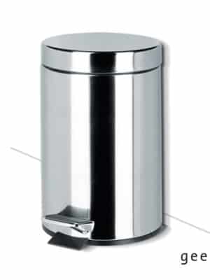 Χαρτοδοχείο Επιδαπέδιο 5l Geesa Chrome