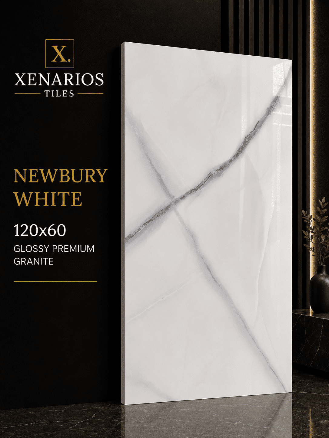 NEWBURY WHITE PULIDO 120X60 Γρανίτης Α Ποιότητας