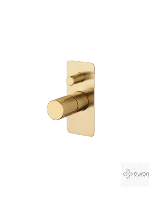 Μίκτης Εντοιχισμού 2 Εξόδων OSO Eurorama Brushed Gold