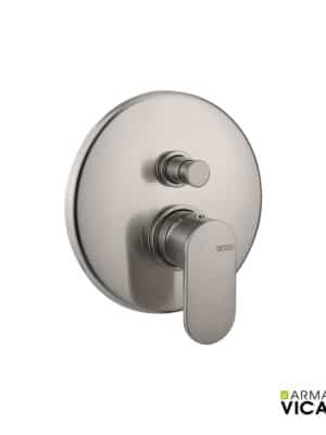 Μίκτης Εντοιχισμού 2 Εξόδων Slim Vicario Inox