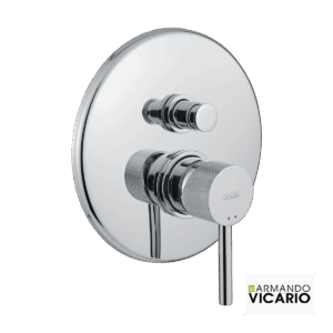Μίκτης Εντοιχισμού 2 Εξόδων industrial Vicario Chrome