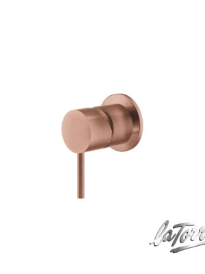 Μίκτης Εντοιχισμού 1 Εξόδου Elle316 La Torre Inox PVD Rose-Gold