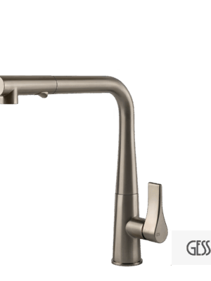 Μπαταρία Νεροχύτη Κουζίνας με Τηλέφωνο Ντους Proton Gessi Inox