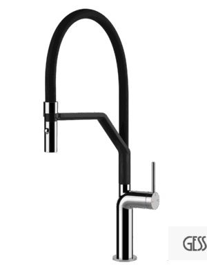 Μπαταρία Νεροχύτη Κουζίνας Stelo Gessi Chrome