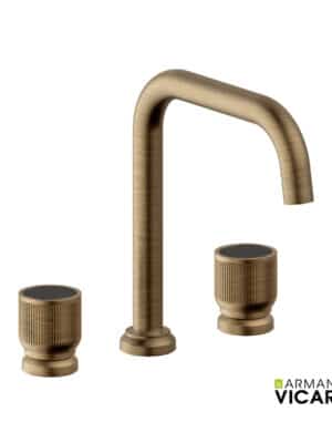 ΜΠΑΤ.ΝΙΠΤ.3 ΟΠΩΝ+CLIC-CLAC LUMIERE VICARIO ANTIQUE BRASS