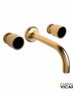 ΜΠΑΤ.ΝΙΠΤ. ΤΟΙΧΟΥ 3 ΟΠΩΝ LUMIERE VICARIO BRUSHED GOLD