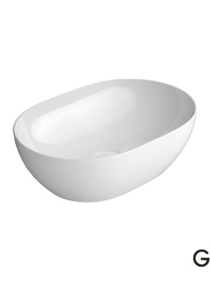 Νιπτήρας Πορσελάνης Pura 50x35 GSI White